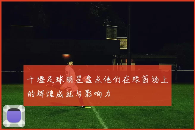 十堰足球明星盘点他们在绿茵场上的辉煌成就与影响力