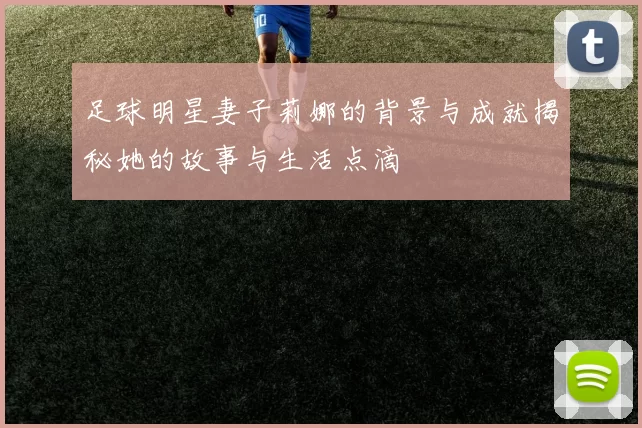 足球明星妻子莉娜的背景与成就揭秘她的故事与生活点滴