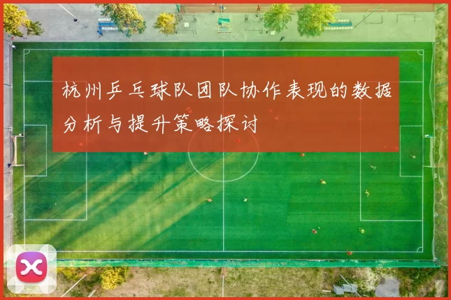 杭州乒乓球队团队协作表现的数据分析与提升策略探讨